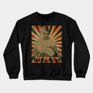 Baby Kruk - Vintage Retro Photo Crewneck Sweatshirt